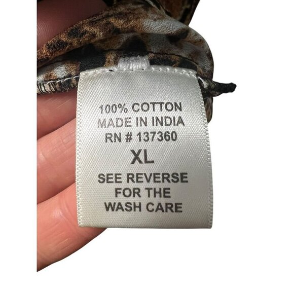 TRUTH Snake Print Sleeveless Halter Top With Back Button Closure, workattire, XL - Picture 8 of 9